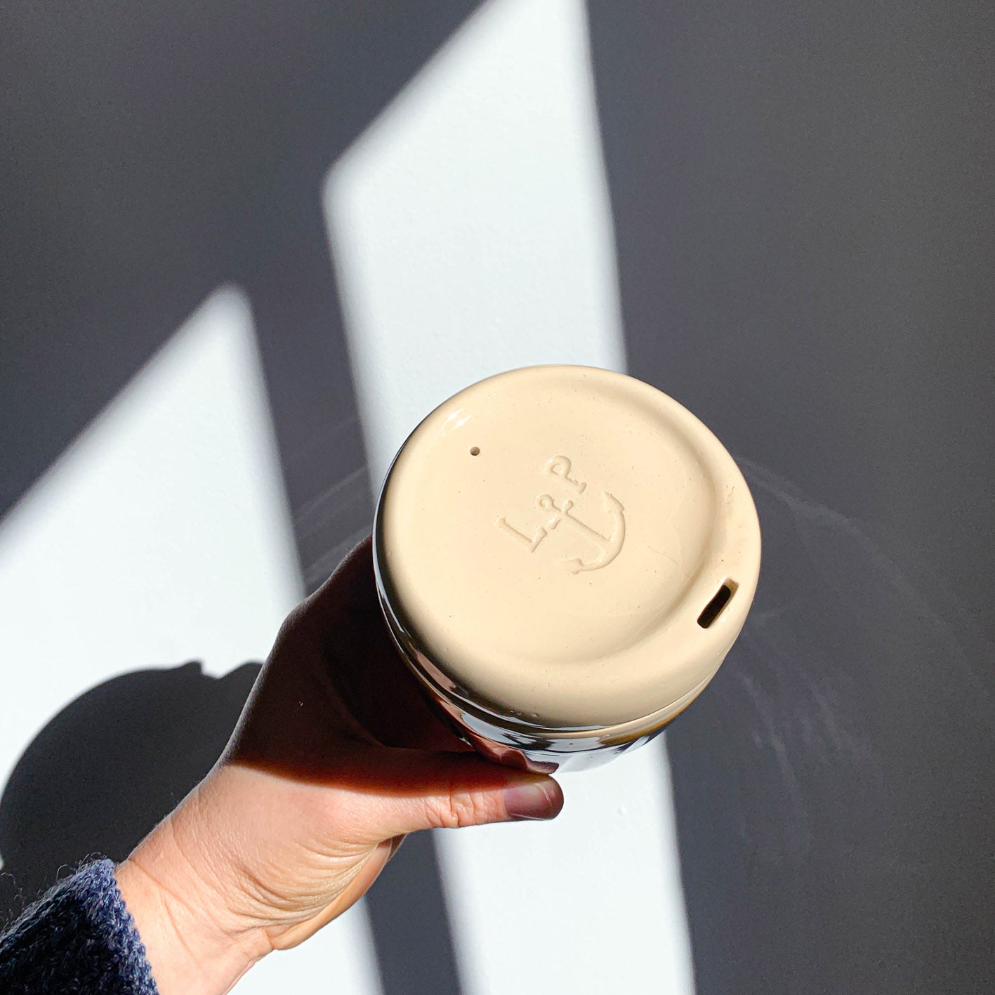 Deksel ceramic travel mug