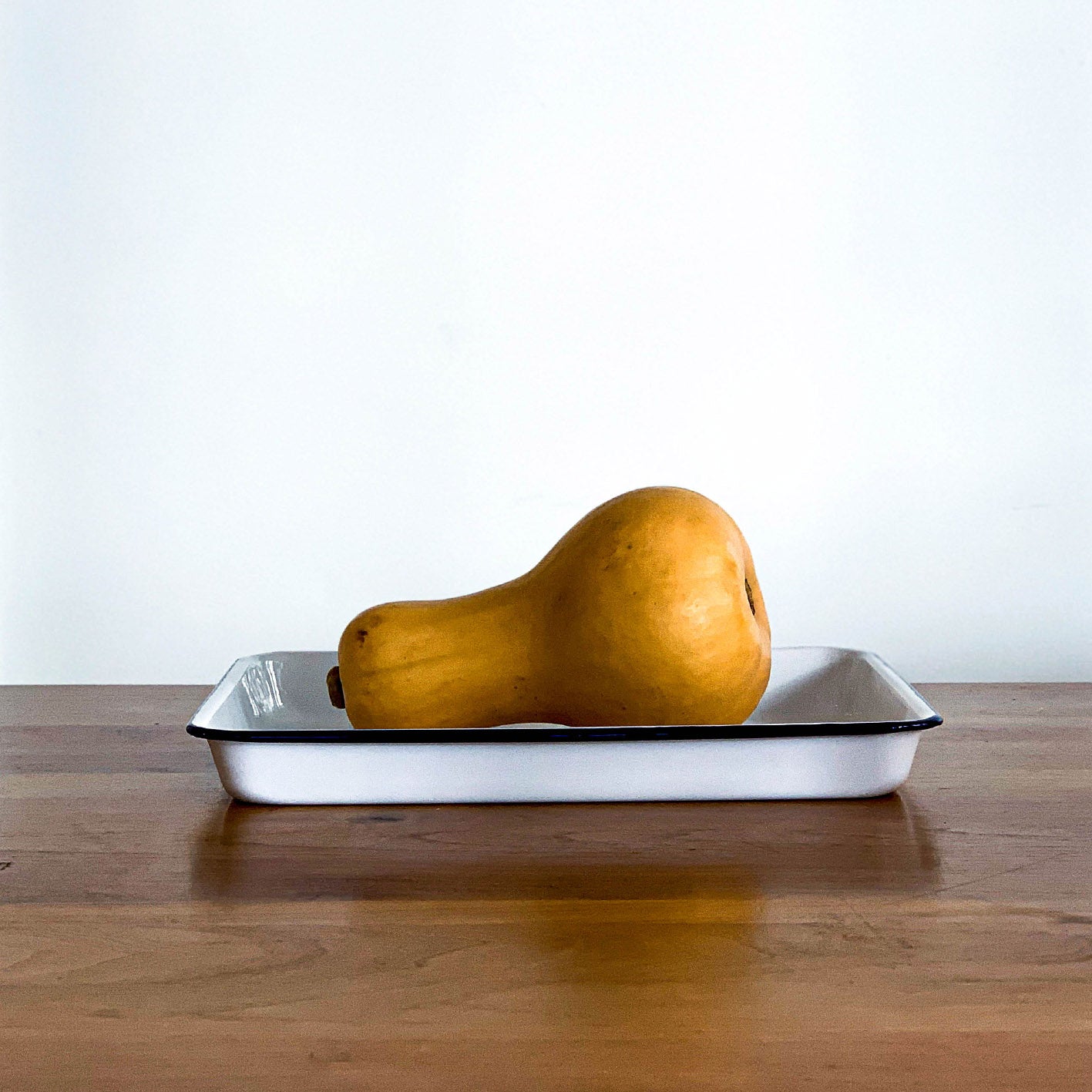 Enamel swiss roll tray