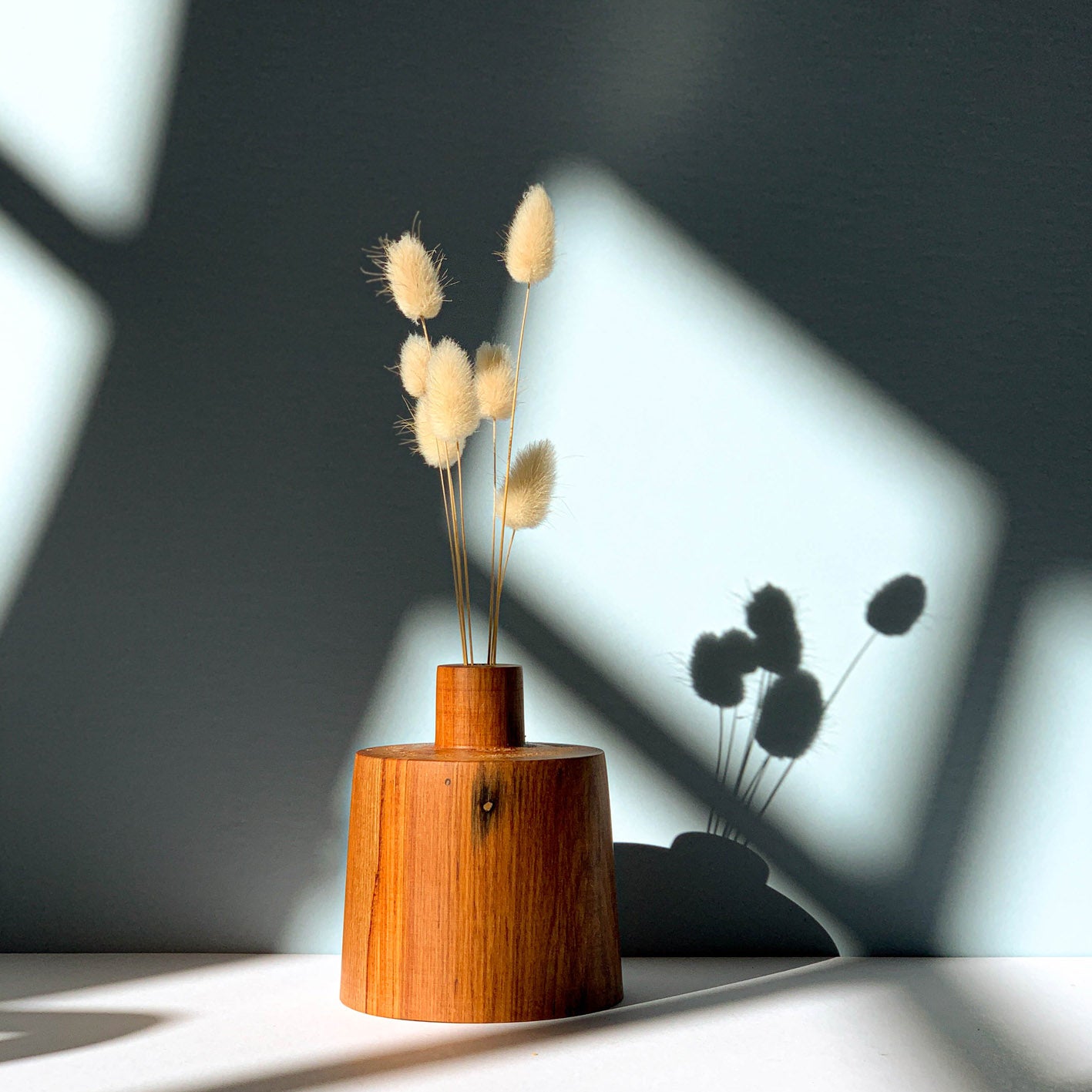 Handcrafted Wooden Bud Vase