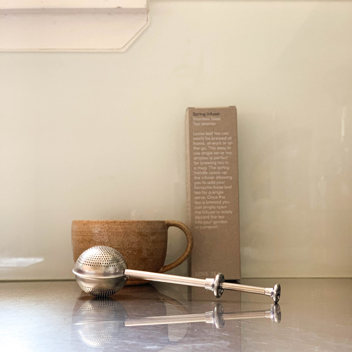 LOVE TEA SPRING HANDLE INFUSER