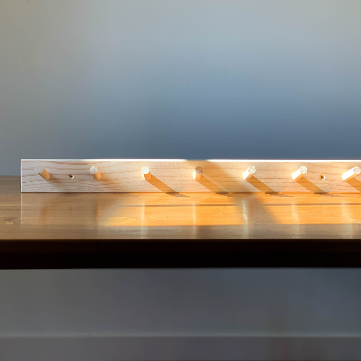 WOODEN PEG RACK | PINE