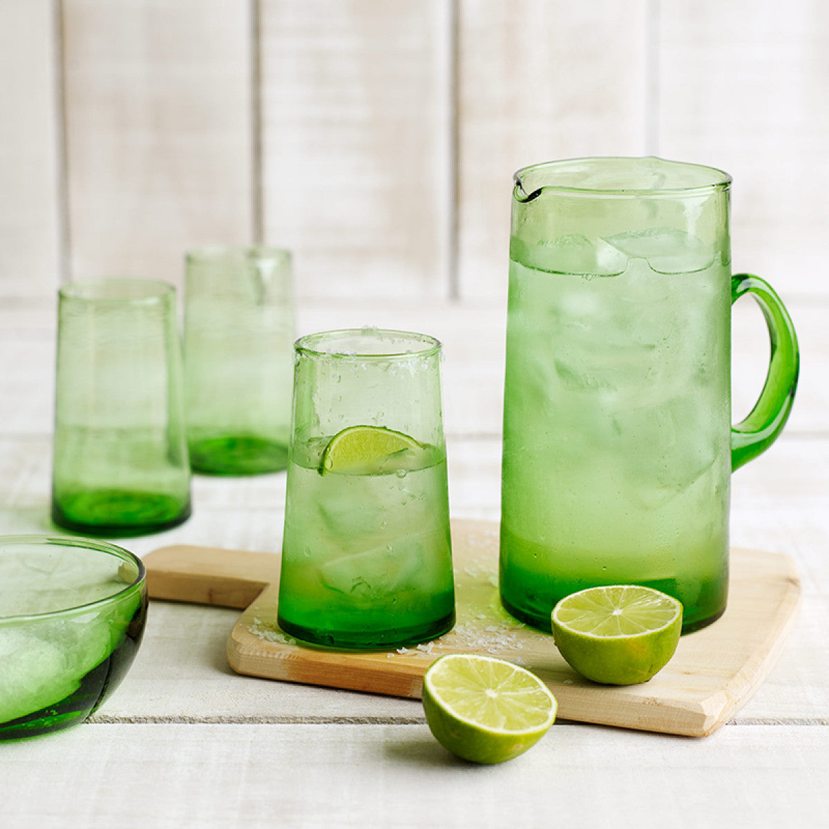 BELDI | RECYCLED GLASS JUGS
