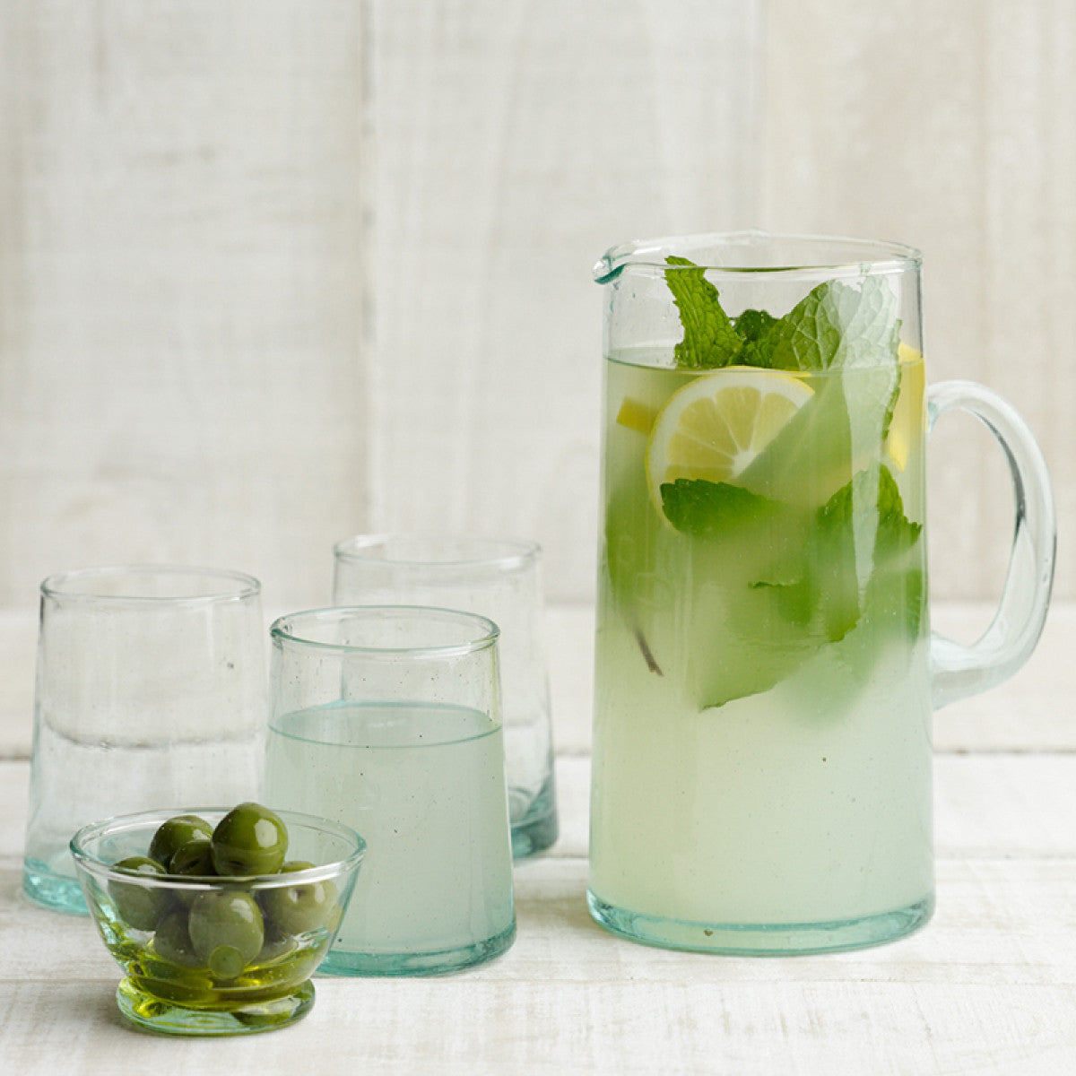 BELDI | RECYCLED GLASS JUGS