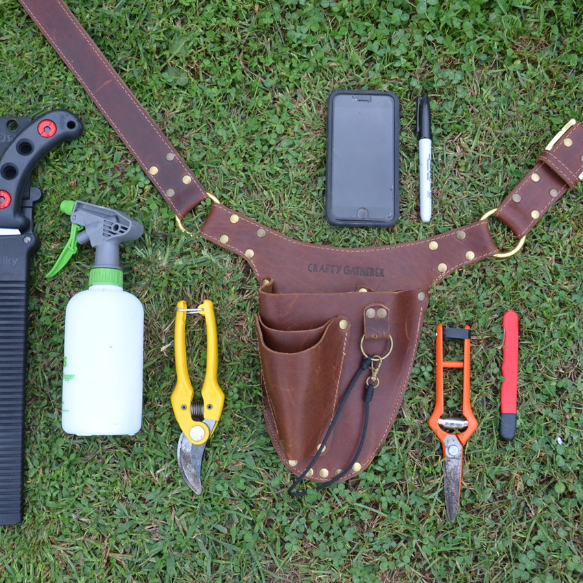 leather garden belt made in new zealand